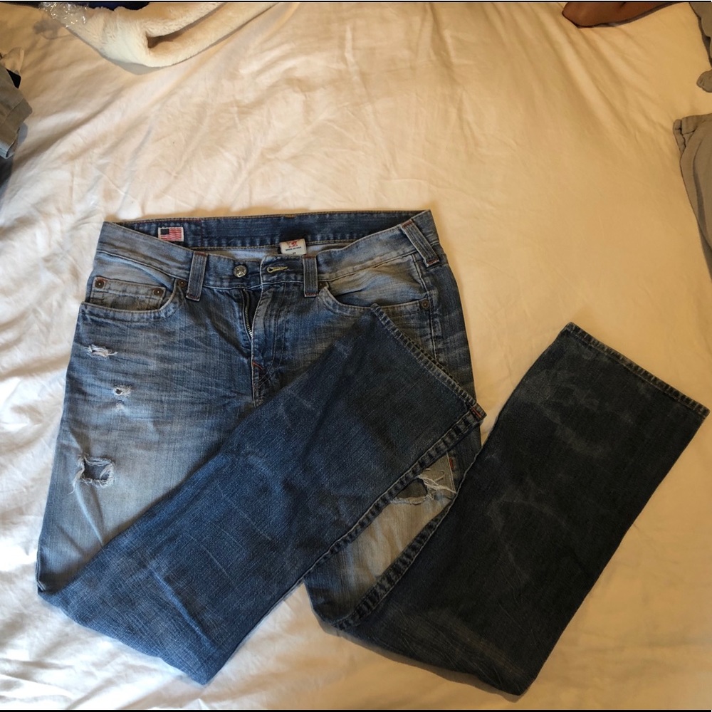 True Religion Distressed Jeans